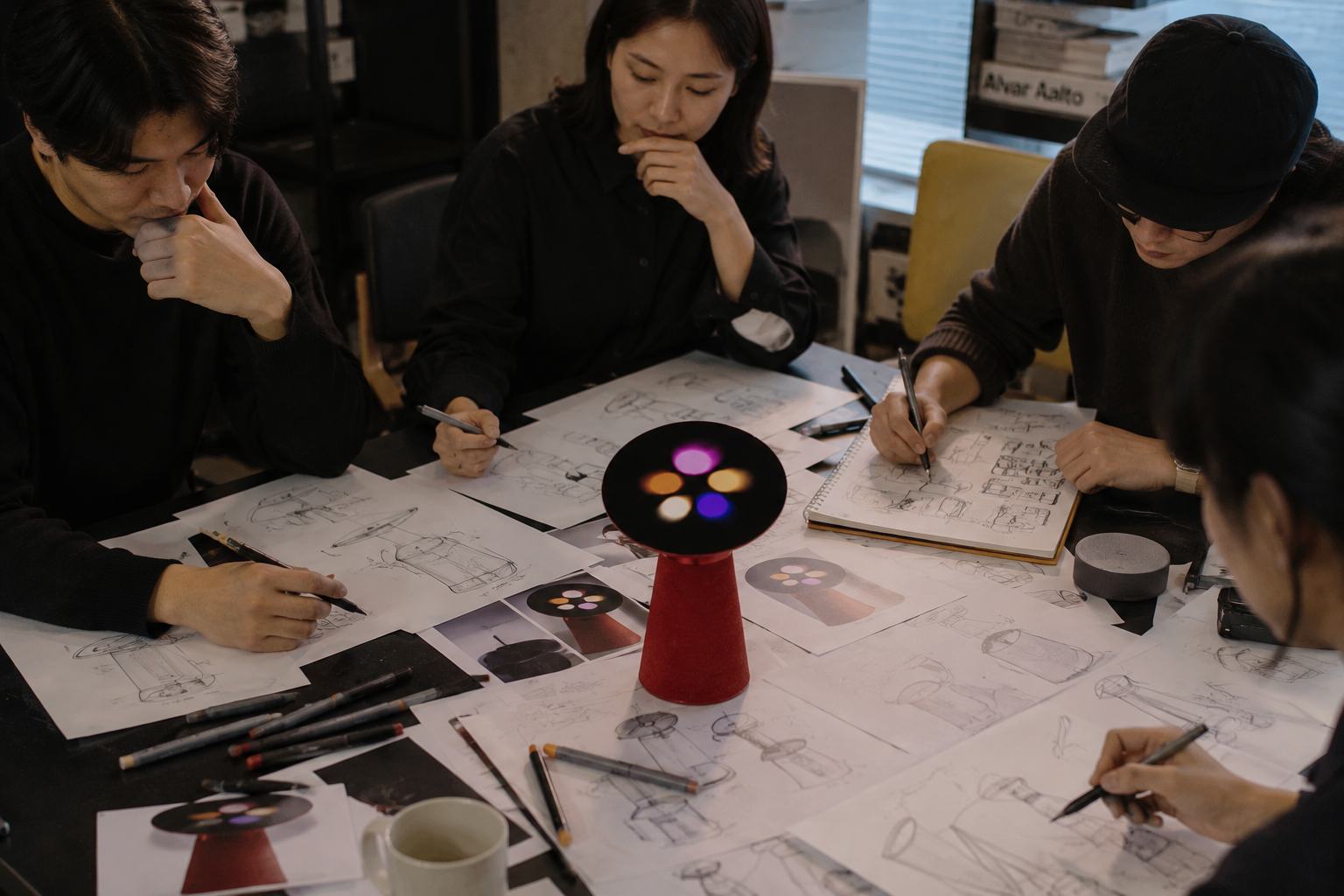 The design team at work